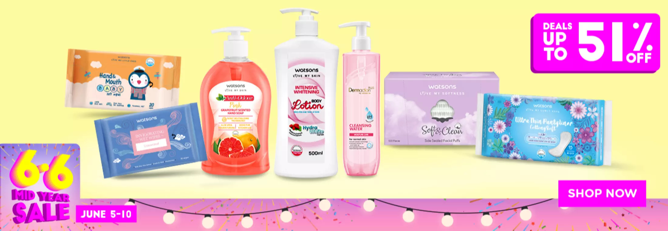 These Watsons Beauty Brands Are Dishing Out Discounts of Up to 51% on Lazada 6.6 Mid Year Sale